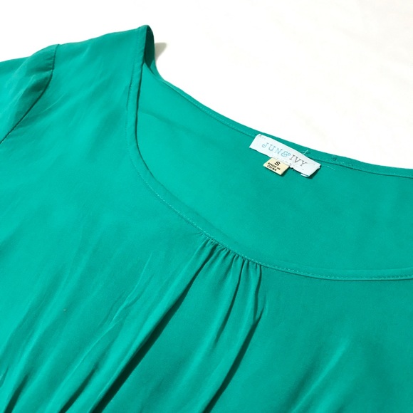 TURQUOISE CROCHET LACE DRESS - Picture 3 of 6